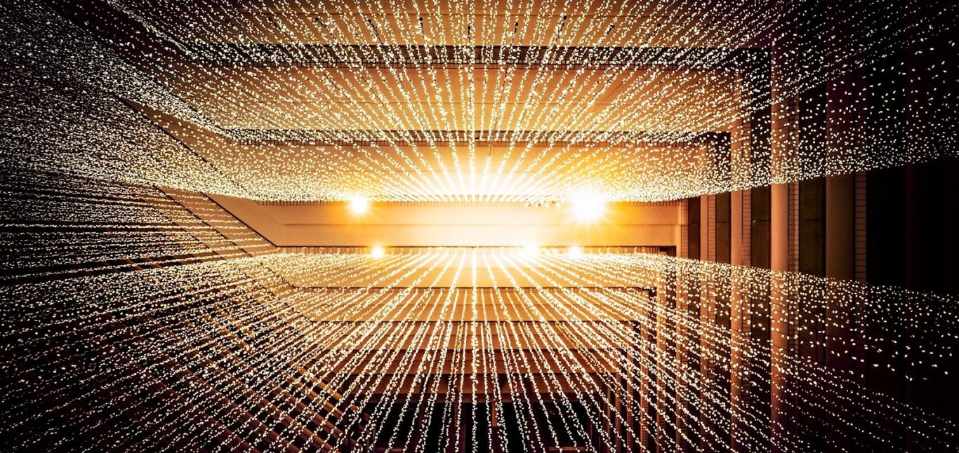 Bild von Lichtstrahlen